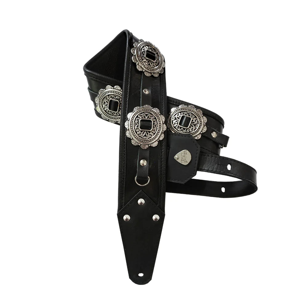 Rolling Thunder Lemmy Kilmister Leather Guitar Strap Made in U.S.A